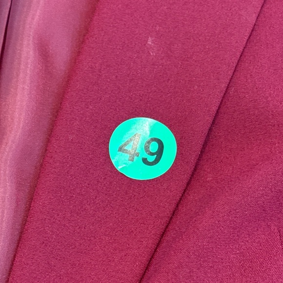 Nine west red blazer tailored suit jacket for women size 12 - Picture 5 of 5